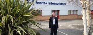 Kellie outside Enertek Group HQ