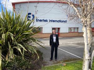 Kellie outside Enertek Group HQ